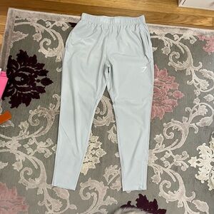 Gymshark medium men’s joggers pants light grey
